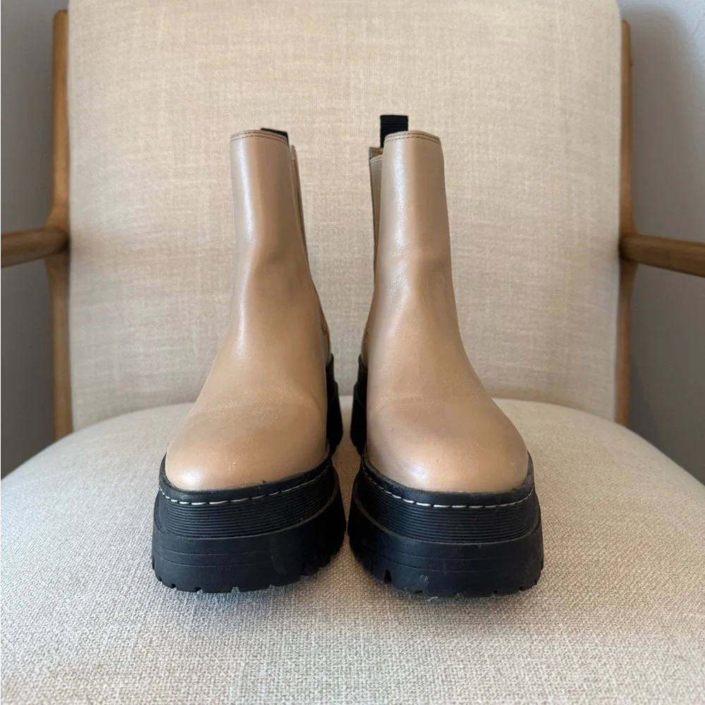 Marc Fisher Pauline Chelsea Boot in Natural - Picture 2 of 7